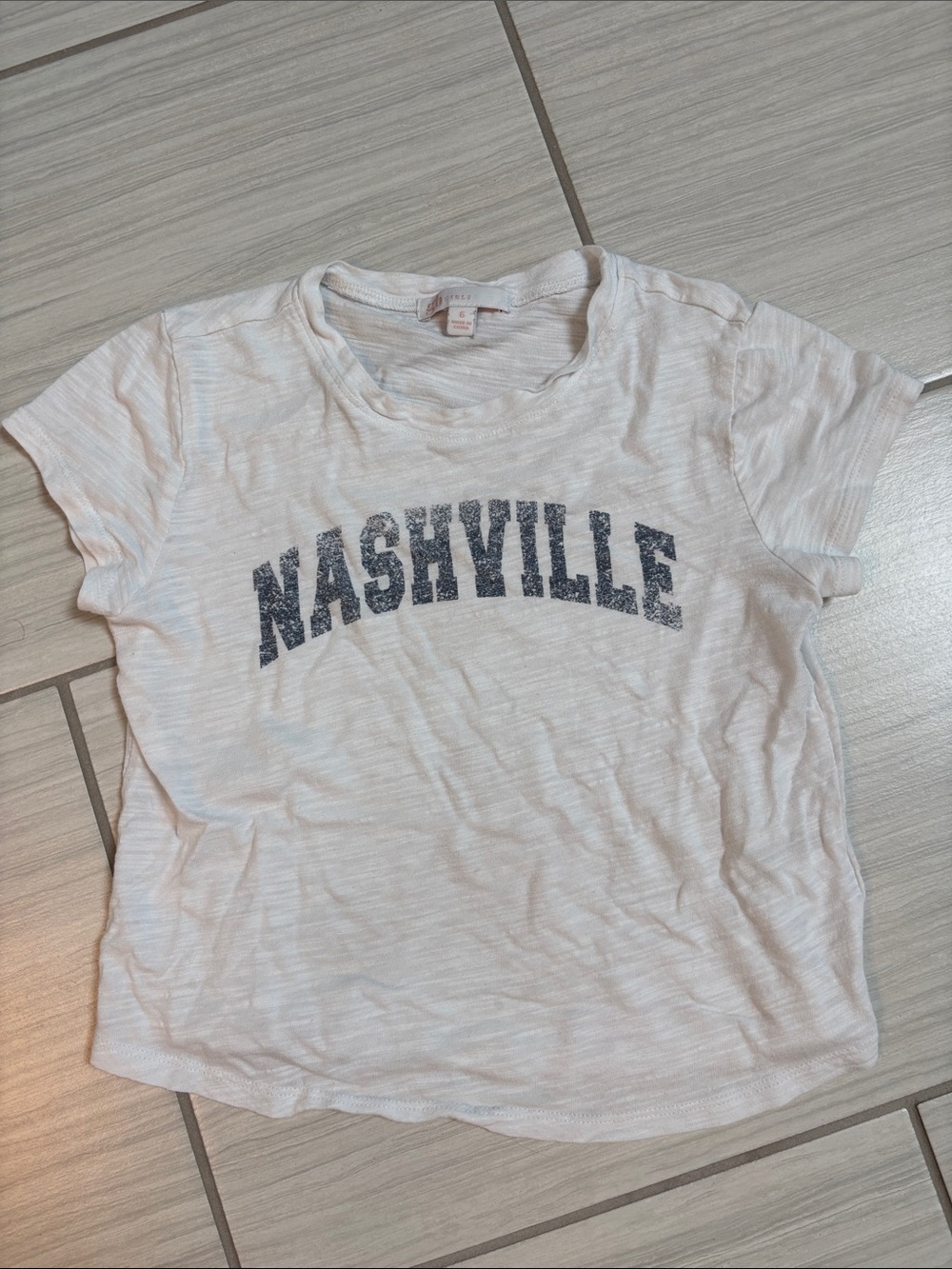 GB girls White 'Nashville' Graphic Tee From Dillard’s (6)